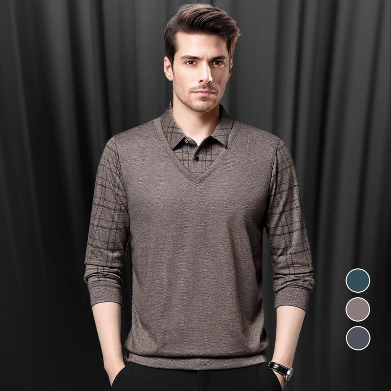 Camicia a maniche corte in tessuto traforato - nero - Uomo - 20.00