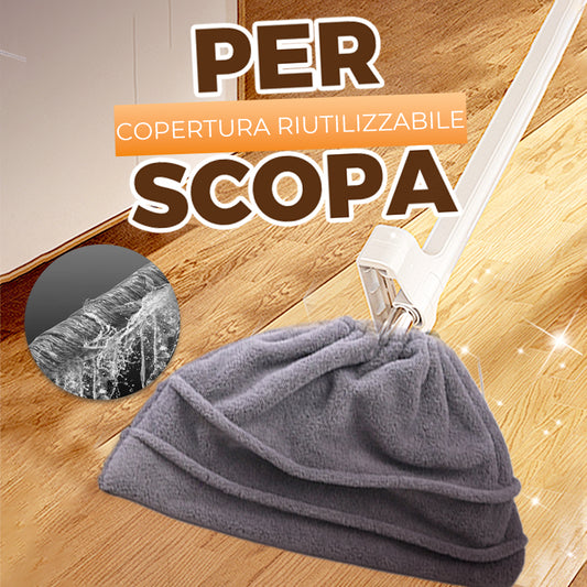 🧹🫧 Un panno, molteplici usi! Set di pulizia universale per scope e mocio: una magia che elimina le macchie e fa risparmiare fatica ✨