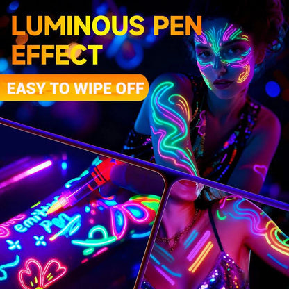 🎅Offerte speciali di Natale!! ⚡OLTRE 50.000 VENDUTI! 🎁Set di pennarelli UV Glow per
