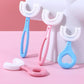 🦷Spazzolino da denti a forma di U per bambini tutto tondo🎁