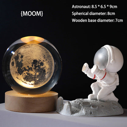 🥳SVENDITA 2026🥳💞OLTRE 50.000 PEZZI VENDUTI!💫🌌 Porta la galassia nella tua stanza. Luce notturna con sfera di cristallo 3D – 50% DI SCONTO! ✨🌙