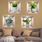 Potted Decorative Painting Wall Stickers