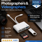 Più compri, più regali + Spedizione Gratis!💾🔌 Lettore di schede di memoria USB-C 3-in-1 – SCONTO DEL 50%! Legge schede SD, microSD e CF – plug & play, trasferimento veloce. 🔥📱