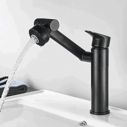 🔥SPEDIZIONE GRATUITA🔥 Rubinetto per lavabo girevole universale con rubinetto acqua calda e fredda monoforo