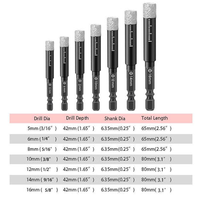 🔥50% OFF🔥Punte a gambo esagonale per marmo/piastrelle/pietra[Set completo]🛠️