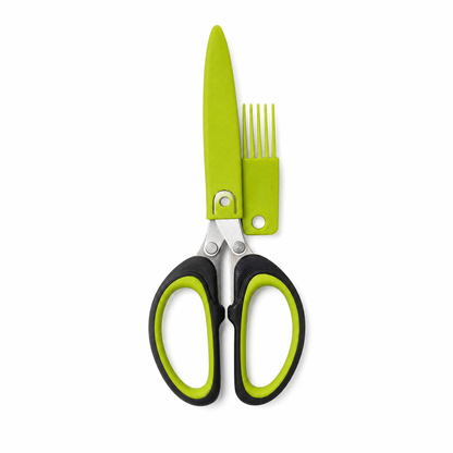 Forbici per Erbe Aromatiche a 5 Lame – Taglia 5 Volte in Una Sola Mosse! ✂️🌿