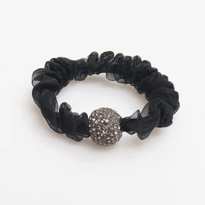 🌟Eleganti elastici per capelli in rete di strass💕