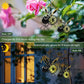🐝 Ornamento solare da giardino in metallo – Decorazione creativa con luce calda e design affascinante per spazi esterni