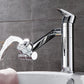 🔥SPEDIZIONE GRATUITA🔥 Rubinetto per lavabo girevole universale con rubinetto acqua calda e fredda monoforo