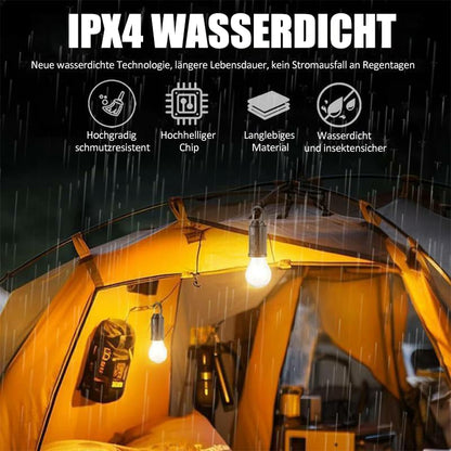 ⛺ Non hai presa di corrente? 💡Questa lampadina solare impermeabile risolve ogni problema di illuminazione! 💡