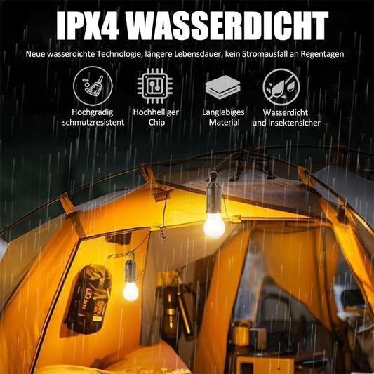⛺ Non hai presa di corrente? 💡Questa lampadina solare impermeabile risolve ogni problema di illuminazione! 💡