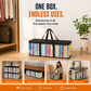 🔥Offerta limitata: sconto del 60%! 📦Borsa portaoggetti in plastica grande, robusta, spessa e trasparente, ideale per vestiti, traslochi e stoccaggio