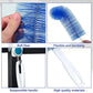 Dust brush, cleaning brush – bendable microfiber brush head, reusable dust collector, washable, suitable for ceiling fan blades.
