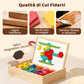 Set di puzzle con blocchi magnetici in legno