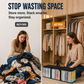 🔥Offerta limitata: sconto del 60%! 📦Borsa portaoggetti in plastica grande, robusta, spessa e trasparente, ideale per vestiti, traslochi e stoccaggio