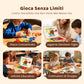 Set di puzzle con blocchi magnetici in legno