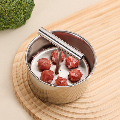 📢📢50% di sconto!!!🎅Stampo Per Polpette Da Cucina in Acciaio Inox