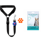 Cintura di sicurezza 2 in 1 per cani e guinzaglio da passeggio