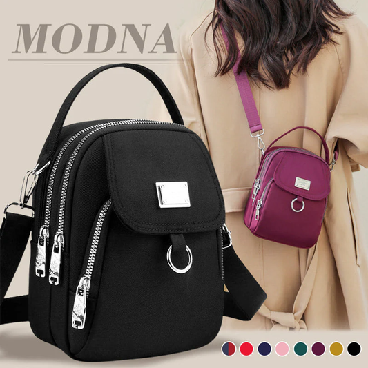 Borsa a tracolla alla moda, capiente e a più scomparti