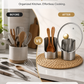 🥳2026 NUOVO ARRIVO🥳🔥OLTRE 50.000 VENDUTI! 🍳Portautensili da cucina multifunzionale, salvaspazio. Organizza coltelli, cucchiai e accessori, facile da pulire, mantiene la cucina ordinata ✨