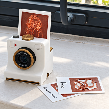 🎃Offerta di Halloween: SCONTO DEL 50%!🔥Retro Coffee Art Camera – Stampante meccanica per stencil da caffè