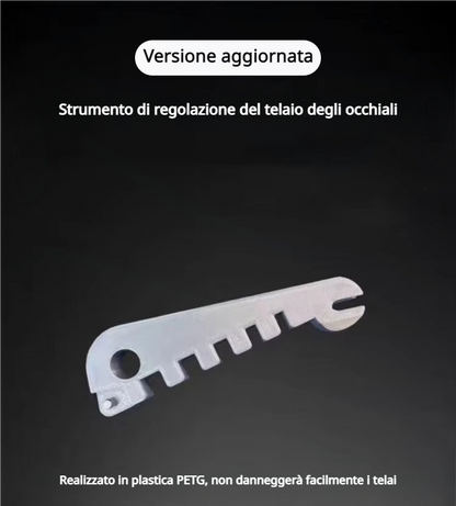 Strumento fai da te per la regolazione del tempio