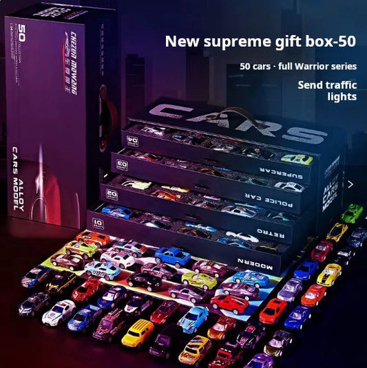 🎁 Scatola Regalo Auto in Lega 52 Modelli 🚗Idea Regalo Perfetta per Bambini da 3 Anni in Su🔥