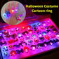 🎁 Anello Luminoso a LED per Halloween 😍 - Confezione da 50 pz