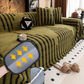 Copridivano in Peluche 🛋️✨🧺 Morbido peluche al tatto, con fondo antiscivolo e lavabile in lavatrice, protegge il divano da macchie e usura e conserva un ambiente di relax confortevole ogni giorno.