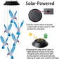 🎁 Idea Regalo Originale per Amanti del Giardino🦋 Campana Eolica Solare Colibrì con Luce RGB Cambiacolore Automatica🎨