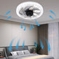 Ventola a luce regolabile con telecomando con muto 2 in 1