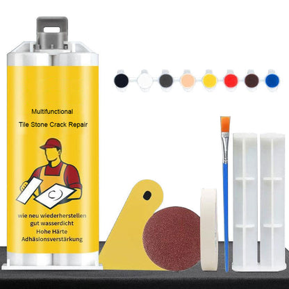 Kit multifunzionale per la riparazione di crepe su piastrelle e pietra successo