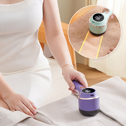 Rimuovi pelucchi per tessuti con display digitale e 3 velocità