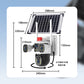 Telecamera a cupola solare a tripla lente 360°