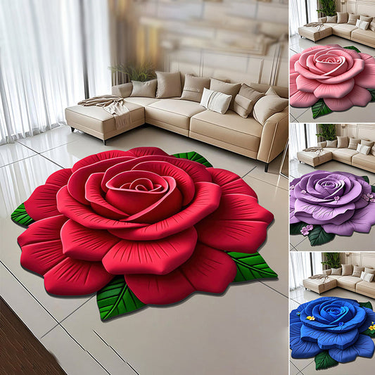 💐Tappetino da pavimento in peluche floreale e terra di diatomee