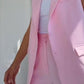 Completo da Donna alla Moda con Blazer Senza Maniche e Pantaloni a Vita Alta
