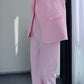 Completo da Donna alla Moda con Blazer Senza Maniche e Pantaloni a Vita Alta