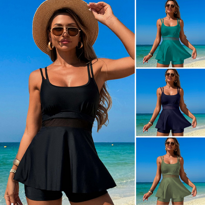 🏖️Offerte estive🌴Costume da bagno tankini a vita alta 2 pezzi da donna👙