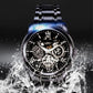 🎄 Saldi Natalizi: 50% DI SCONTO! ⌚ Orologio Meccanico Automatico da Uomo – Scheletro Romano Impermeabile, Cassa in Acciaio Inossidabile & Movimento a Carica Automatica ⚙️✨📦