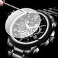 🎄 Saldi Natalizi: 50% DI SCONTO! ⌚ Orologio Meccanico Automatico da Uomo – Scheletro Romano Impermeabile, Cassa in Acciaio Inossidabile & Movimento a Carica Automatica ⚙️✨📦