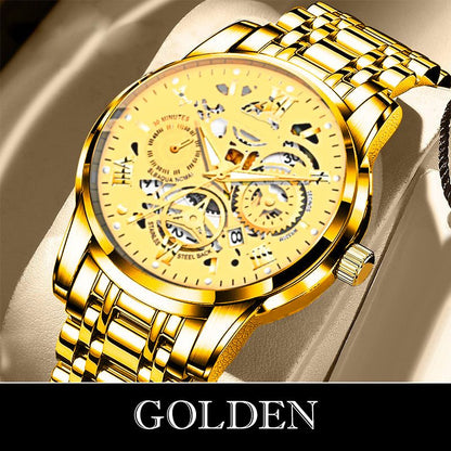 🎄 Saldi Natalizi: 50% DI SCONTO! ⌚ Orologio Meccanico Automatico da Uomo – Scheletro Romano Impermeabile, Cassa in Acciaio Inossidabile & Movimento a Carica Automatica ⚙️✨📦