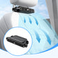 📢📢SCONTO DEL 52%!!!⏰Ventilatore per seggiolino auto a doppia turbina – Batteria da 3000 mAh o alimentazione USB, inclinazione regolabile, 3 velocità silenziose, supporto per poggiatesta senza clip per rinfrescare il sedile posteriore