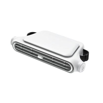📢📢SCONTO DEL 52%!!!⏰Ventilatore per seggiolino auto a doppia turbina – Batteria da 3000 mAh o alimentazione USB, inclinazione regolabile, 3 velocità silenziose, supporto per poggiatesta senza clip per rinfrescare il sedile posteriore