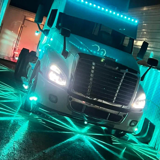 Luci di segnalazione laterali a LED a forma di anguria per camion e rimorchi