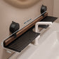 Mensola da bagno con ventosa in noce