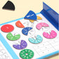 🔥🏅 Ultimo giorno -50%! Libro Magnetico Montessori Puzzle delle Frazioni – 106 pezzi educativi + penna, per imparare giocando a casa!