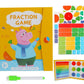 🔥🏅 Ultimo giorno -50%! Libro Magnetico Montessori Puzzle delle Frazioni – 106 pezzi educativi + penna, per imparare giocando a casa!