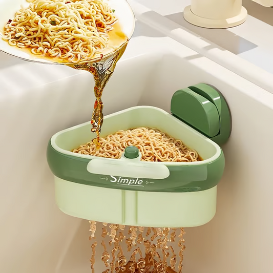 Colino Angolare per Lavello con Ventose