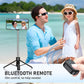 Treppiede portatile per selfie con Bluetooth a 4 gambe