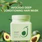 Maschera per capelli nutriente all'avocado